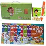 DIMDU Smart Reading-Talking Pen with 10 English Zone Book Series and 800 recordable Stickers, Best Educational Product for Kids, Preschool, Kindergarten. Certificates-[CE, RoHS]