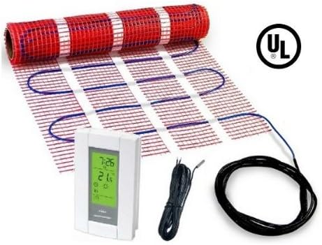 HeatTech100 sqft HeatTech 120V Electric Tile Radiant Floor Heating Mat Kit