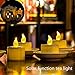 ZNYCYE 10 Pack Solar Tea Lights, Solar Powered Tealights Outdoor Indoor for Lanterns Window Camping Emergency Home Decor（Warm White）