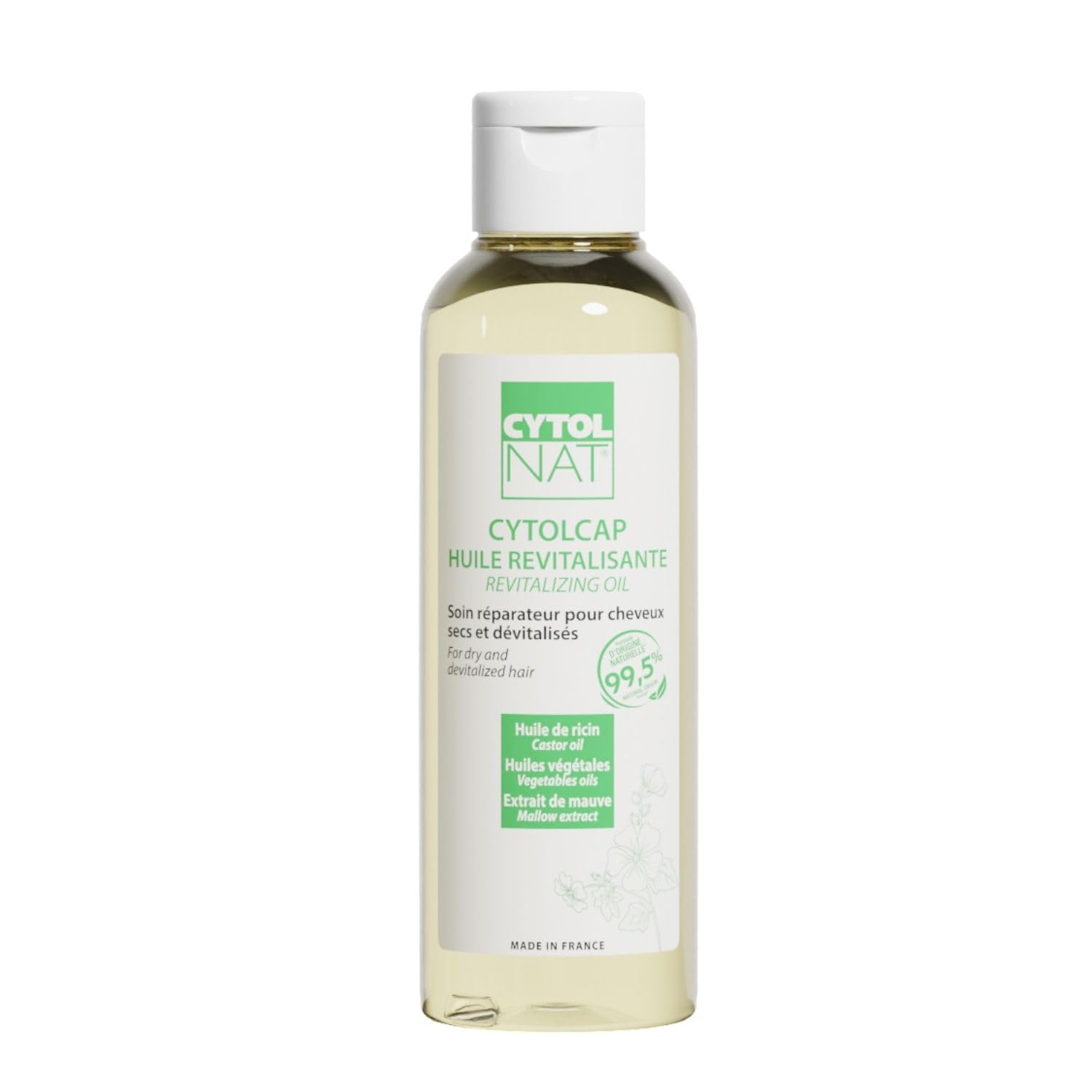 CYTOLNAT - Cytolcap Revitalising Oil - Repairs, Nourishes, Strengthens and Stimulates Hair Growth - Pre-Shampoo - Dry and Devitalized Hair - Natural Formula - 150 ml