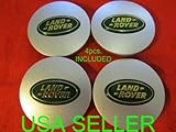 4 NEW Land Rover Wheel Center Caps WHEEL HUB CENTER SET Cap MATTE GREEN