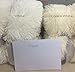 YOU SA Super Soft Shaggy Faux Fur Blanket Ultra Plush Decorative Throw Blanket 51''x63'', White