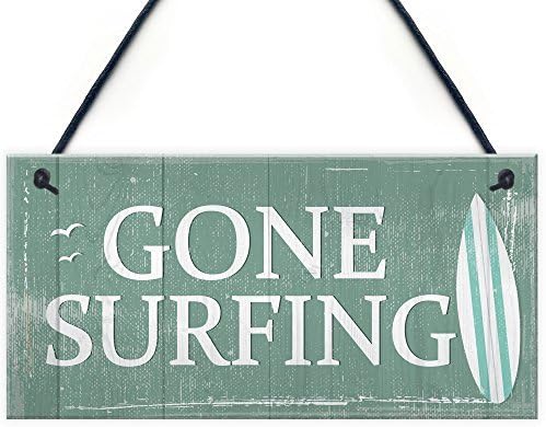 Dominicavwesk Plaque De Surf A Suspendre Decoration Nautique Plage
