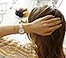 MAMONA Women's Rose Gold Chronograph Watch & Bracelet Set StainlessSteel/Ceramic with Calendar L58010RGGT