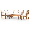 vidaXL-Muebles-de-Jardin-5-Piezas-Mobiliario-Exterior-Hogar-Cocina-Terraza-Mesa-Silla-Asiento-Suave-con-Respaldo-Cojines