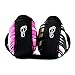 Nufoot Betsy Lou Women's Shoes, Best Foldable & Flexible Flats, Slipper Socks, Travel Slippers & Exercise Shoes, Dance Shoes, Yoga Socks, House Shoes, Indoor Slippers, Pink Aurora, Large