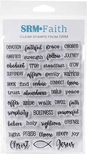 SRM Stickers Daily Devotion Clear Stamp with Image