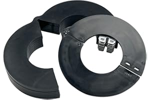 GYUPTRK 8 Pack 45MM Excavator Bucket Pin Shim Kit Detachable for Excavator and Skid Steer Fit for Cat Bobcat Kubota Komatsu Takeuchi, 3mm Thickness