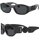 Versace VE4361 Oval Heart Sunglasses for Men – Frame with Temples, eShades Eyewear Kit Included