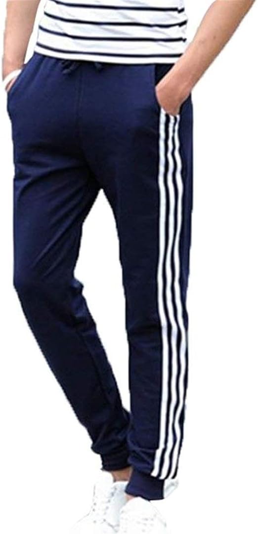 Pantaloni Jogging Donna A Righe - Vita Alta, Bottoni, Sportivi E Comodi - Foto 13