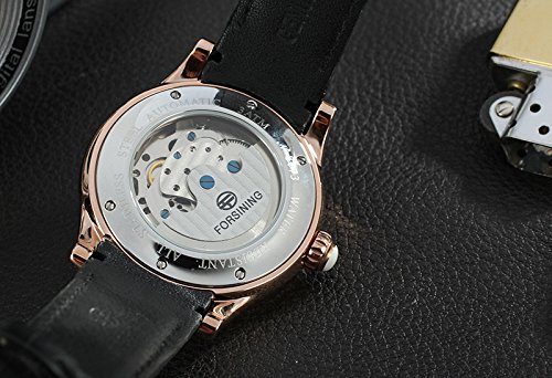 Reloj automático de para hombre con mapa del mundo y movimiento de tourbillon de acero inoxidable - Imagen 5