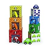 Toy Melissa & Doug, Toy Garages Cars Nesting Sorting Book