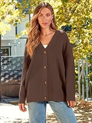 LILLUSORY Women's Cashmere Fall Cardigan 2023 Open