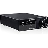 S.M.S.L A2 ステレオ スピーカー パワーアンプ HI-FI 音質 TDA7492 デジタルアンプ IC搭載/40Wx2大出力/重低音信号出力 クラスD オーディオ・アンプ (黒)