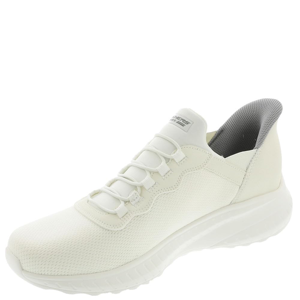 Skechers Men's Hands Free Slip-ins Skechers Bobs Squad Chaos - Daily Hype, Off-White, 7.5 Image