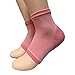 acebone Beauty Spa Moisturizing Gel Heel Socks Pedicure Socks for Dry Hard Cracked Skin - One Size - Comfortable Fit - Pink