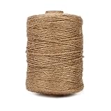 Tenn Well Natural Jute Twine, 500 Feet Long Brown