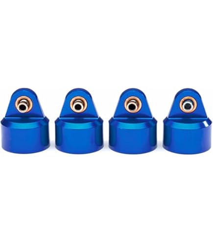 Amazon.com: Traxxas Shock Cap Aluminum GTX Shock Blue TRA9664X