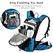 RUPUMPACK Insulated Hydration Backpack Pack with 2L Water Bladder - Keeps Liquid Cool Up to 4 Hours, Fit Outdoor Gear for Hiking, Running, Cycling, Camping, Skiing, Blue