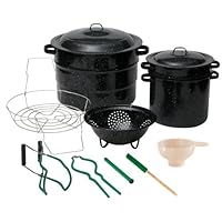 Granite Ware Enamel-on-Steel Canning Kit with Blancher, 12-Piece