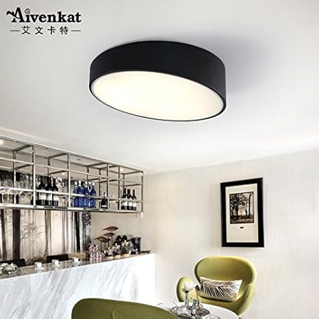Bgmdjcf The Bedrooms Round Led Ceiling Nordic Living Room