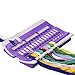 D&D Embroidery Floss Organizer, Plastic & Foam, Purple, 6.9 x 4.3 x 0.9 inches