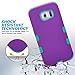 ULAK Galaxy S6 Edge Case, 3 in 1 Shield Shock Absorbing Case with Hybrid Cover Soft Silicone + Hard PC Material Design for Samsung Galaxy S6 Edge (5.1