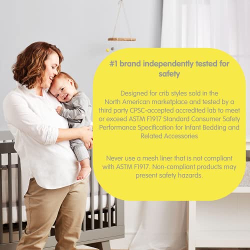BreathableBaby Breathable Mesh Crib Liner â€“ Classic Collection â