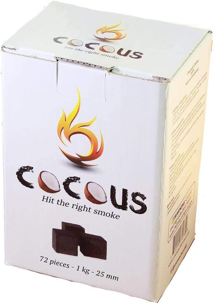 Cocous Natural Coco Shell Incense Hookah Shisha Narguile Charcoals Coal
