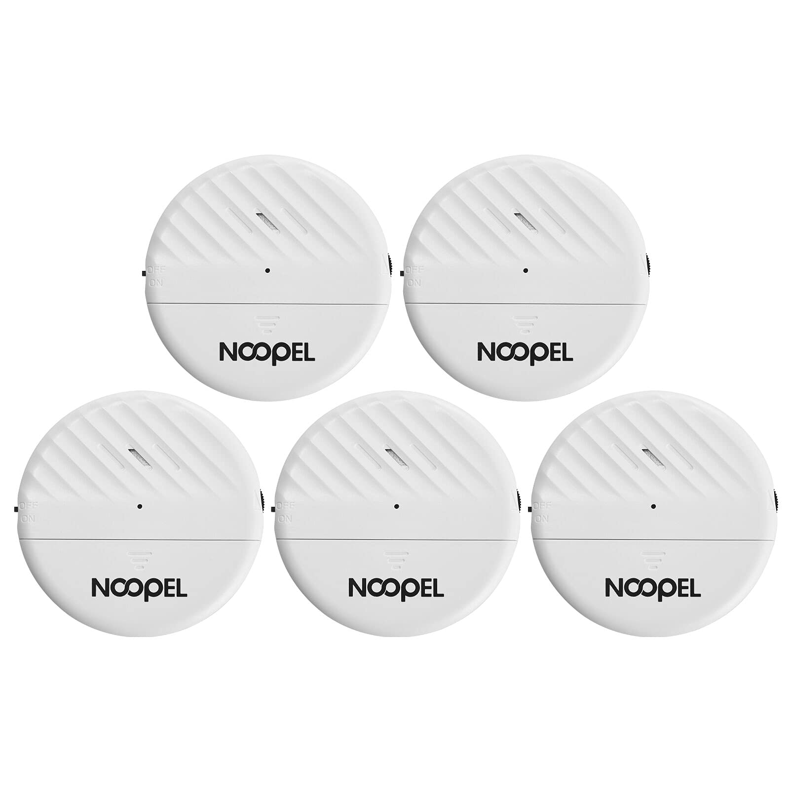 Window Alarm 5 Pack, 125dB Loud Glass Break Sensors, Window Alarms for Security, Detects Glassbreak & Vibration, with Adjustable Sensitivity, Fit for Any Window for Indoor Home Office Safety