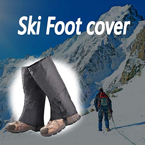 image for MIS1950s Portable Hiking Leg Gaiters, Snow Boot Gaiters, Breathable Wa