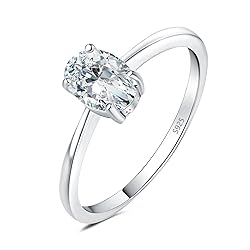 JewelryPalace Oval Cut 2ct Cubic Zirconia