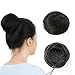 Beauty Angelbella Updo Hairpiece Adjustable Scrunchie Chignon Braid Synthetic Clip in Bun Extension Bundles for Women (1b#)