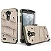 LG Stylo 3 Case, Zizo [Bolt Series] w/ [LG Stylo 3 Screen Protector] Kickstand [12 ft. Military Grade Drop Tested] Holster Belt Clip- LG Stylo 3 Plus