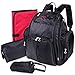 Yodo Diaper Bag Backpack with Stroller Straps, Large Multi-function Backpack for Baby Care Travel and Daily Out Walking, 14 Pockets, Black