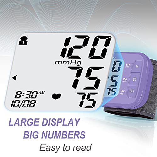 Blood Pressure Machine,Wrist Blood Pressure Monitor Digital Automatic