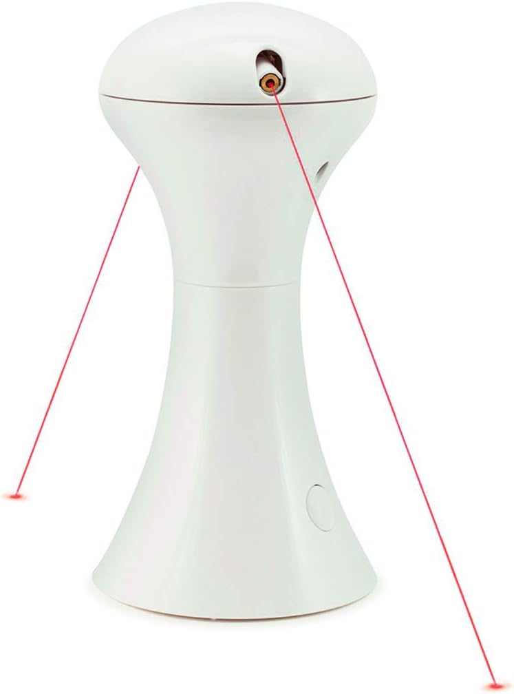 Cats go wild for lasers! PetSafe® Multi-Laser Toy with 2 lasers rotating in a 360 degree