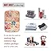 Foldable Travel Tote Bag Waterproof High Capacity Portable Storage Luggage Bag (Pink Floral)