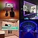 imenou Led Strip Lights Kit, Battery USB Powered Flexible Led Ribbon Rope Lights with Remote Color Changing RGB SMD Waterproof TV Backlight for Home Decoration 2M/6.56 Feet