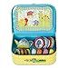 Slimy Toad Wiggly Bug Metal Tea Set & Carry Case Toy (14 Piece Kids Tea Set) Green, Blue, Yellow, Red