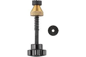 Tap Reseating Tool for Leaking Taps with Threaded Guide and Steel Cutters, 1/2 inch 3/4 inch Compatibility, DIY Seat Cutter f