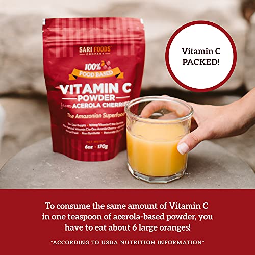 Organic Acerola Cherry Powder Natural Vitamin C Complex Powder