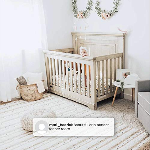 Simmons Kids SlumberTime Paloma 4in1 Convertible Crib, Rustic Grey Pricepulse