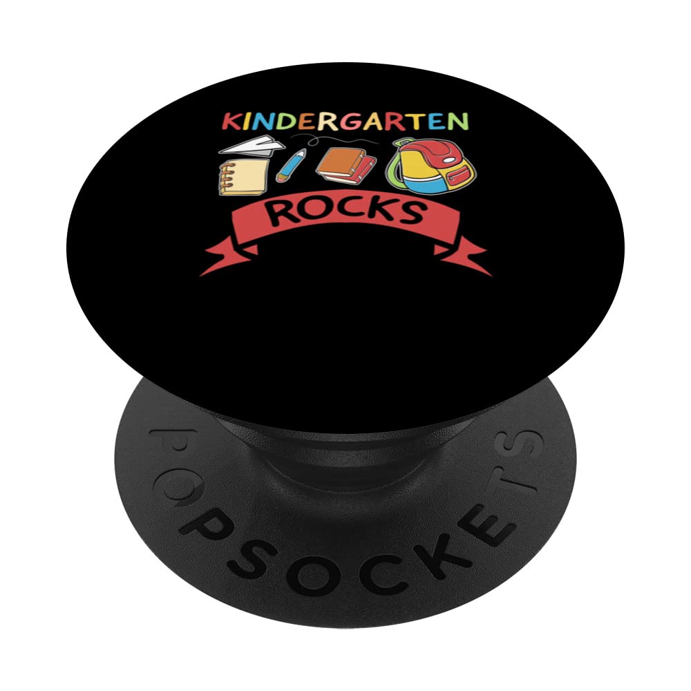 kindergarten rocks kindergarten graduate PopSockets Swappable PopGrip