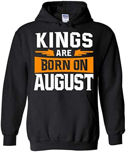 Kings Are Born On August Pullover Hoodie Sweatshirt