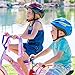 Kids Bike Helmet for Bicycle Cycling, Skateboard, Scooter – Adjustable Harness from Age 3 to 7 for Head Size 19.6-22 inch - Durable Toddler Kid Bicycle Helmets Boys and Girls Will Love(Black Blue)