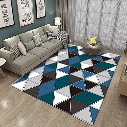 Rug Abstract Modern Area Anti-Skid Rectangle Carpet Easy to Clean Stain Resistant for Living Room Bedroom Indoor Outdoor Mat GTMYUK,E,200x300cm