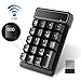 Numeric Keypad Wireless Eletek 19 Keys Waterproof Numpad with 2.4G Wireless Mini USB Number Pad Receiver for Laptop Notebook Desktop Windows PC