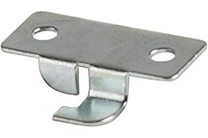 Econoco LKCP50 Deluxe Style Snap-in Center Shelf Rest, Metal, Zinc (Pack of 50)