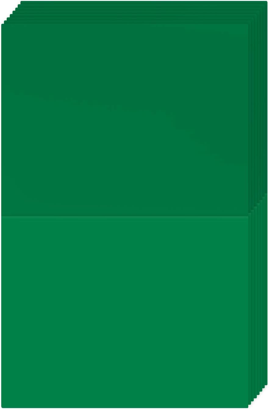 2021 Holiday Christmas Greeting Cards - 25 Red & 25 Green Blank Cards with 50 White Envelopes - Card Size 4.25 x 5.5 Inches When Folded - Envelopes Size A2 : Office Products